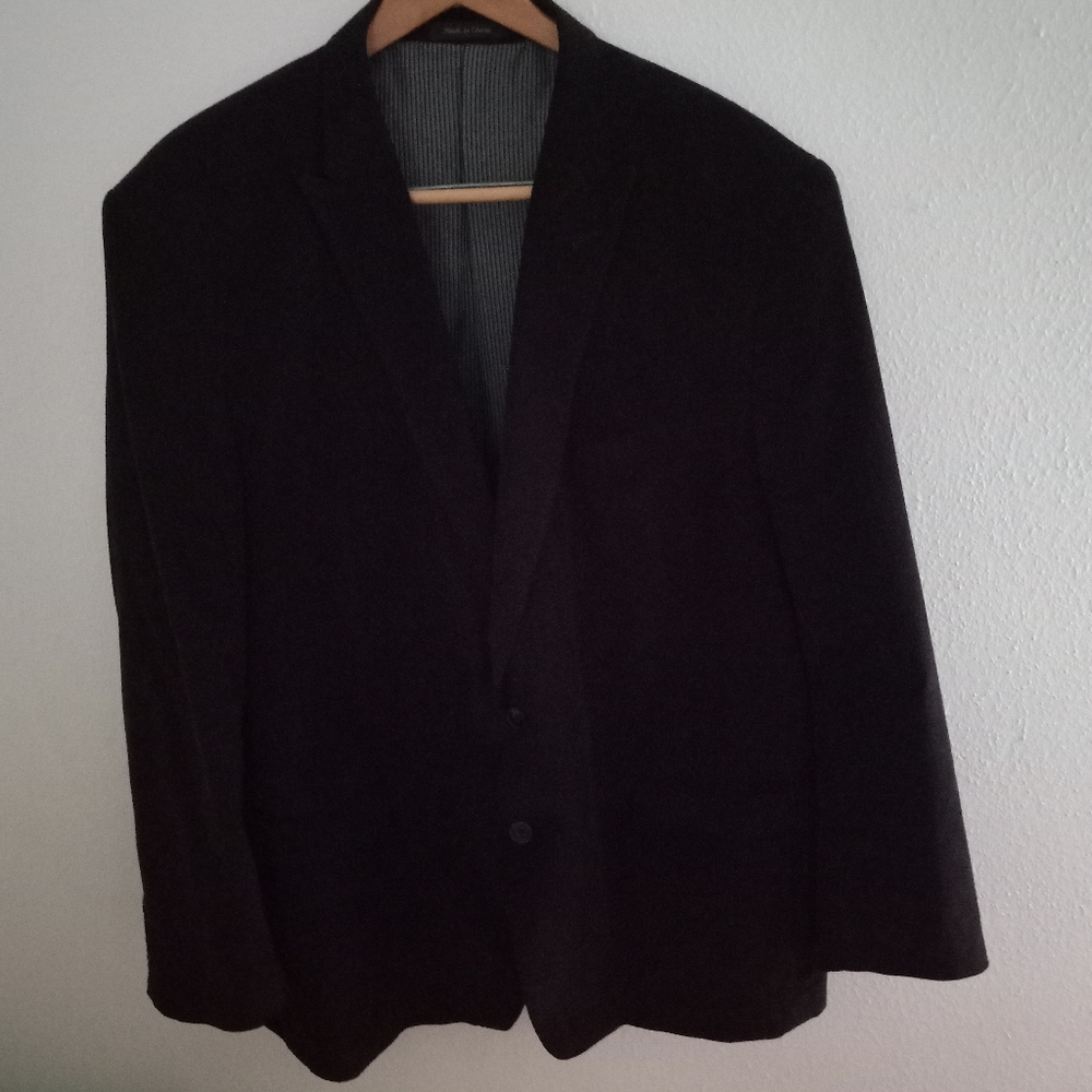 Calvin Klein dress jacket 48R 100% cotton black